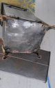 Antique Cast Egypt Footed Metal Coal Scuttle Box Ash Can Fireplace Hearthware Hearth Ware photo 10