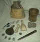 Antique 1800s Plains Native American Indian Medicine Man Bag & Items Vafo Native American photo 1