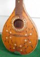 1800s Antique 8 String Portuguese Mandolin / Guitar Fan Peachow Watch Tuners String photo 1