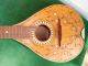 1800s Antique 8 String Portuguese Mandolin / Guitar Fan Peachow Watch Tuners String photo 2