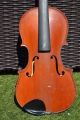 Old French Violin Mirecourt Hand - Signed String photo 1