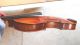 Early European Antique Violin With Carved Chin Rest String photo 3