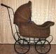 Pre 1904 Carriage Antique Doll Wicker Stroller Pram Victorian Canopy Cartoy Baby Carriages & Buggies photo 2