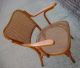 Antique Vintage Thonet Side Chair Cane Bent Wood England 1900-1950 photo 2