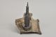Antique German Brass (metal) And Porcelain Stuttgart Castle Inkwell Scales photo 2
