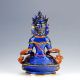 Collectable Brass Cloisonne Carved A Buddism Godness Guanyin Statue Other Antique Chinese Statues photo 4