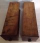 2 - Vintage Treadle Sewing Machine Wood Drawers With Pull Knobs Primitives photo 3