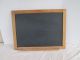 Antique/vintage - School - Framed Chalk Board - Real - Black Slate - Two (2) Sided Primitives photo 1