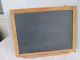 Antique/vintage - School - Framed Chalk Board - Real - Black Slate - Two (2) Sided Primitives photo 7