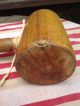 Ol Vintage Large Heavy Wooden Mallet 2 Lb Woodworkers Hand Carved Hammer Patina Primitives photo 7
