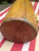 Ol Vintage Large Heavy Wooden Mallet 2 Lb Woodworkers Hand Carved Hammer Patina Primitives photo 8