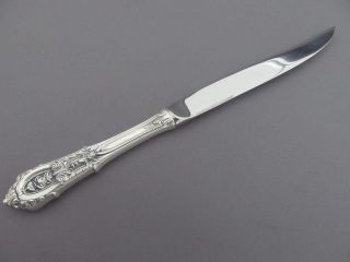 Wallace Rose Point Sterling Silver Steak Knife photo