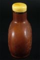 Old Fine Chinese Gourd Snuff Bottle Dragon & Phoenix Images On Surface Snuff Bottles photo 2