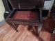 Antique/vintage Piano Bench With Storage 1900-1950 photo 1
