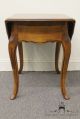 Ethan Allen Country French Drop Leaf End Table 236 Fruitwood Finish 26 - 8302 Post-1950 photo 8