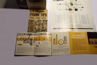 Vintage 1964 Roddy Gyro 250 Bail - Less Fishing Spinning Reel photo