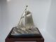 Exquisite Masterly H - Crafted Japanese Solid Sterling Silver 970 Yacht Ship Japan Other Antique Sterling Silver photo 2