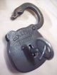 4 Antique/vintage Padlocks With Keys Sargent Six Lever Independent Secure Bull Locks & Keys photo 4
