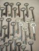 Antique 64 Steel Skeleton Keys For Doors,  Locks,  Cabinets And Chests Locks & Keys photo 2