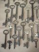 Antique 64 Steel Skeleton Keys For Doors,  Locks,  Cabinets And Chests Locks & Keys photo 3