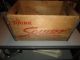 ✰ Drink Squirt Soda Pop Wood Box Crate Advertising Metal Corners Buffalo Ny Boxes photo 2