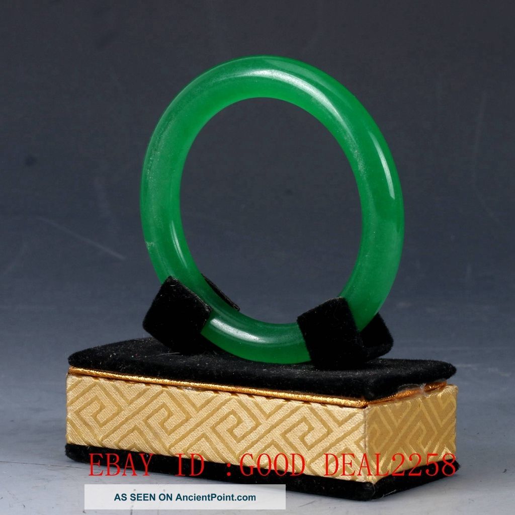100 Natural Jade Handmade Carved Bracelet Bracelets photo
