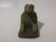 Rare Ancient Egyptian God Anubis Crouching On A Base Statue 1782 - 1570 Bc Egyptian photo 2