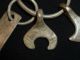 Viking Ancient Amulet - Silver Rune,  Lunar And Axe Circa 900 - 1100 Ad - 4229 Scandinavian photo 5