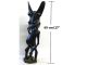 Large African Tribal Art Ebony Large Fertility Figure Other African Antiques photo 4