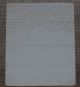 1853 Western Lunatic Asylum Letter - Husband Commits Wife - Dr.  Stribling Other Antique Science, Medical photo 3