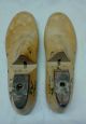 Vintage Pair Wood Last Shoe Form April 1952 1953 2 1/2 C 10 K Primitives photo 2