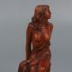 Chinese Exquisite Hand - Carved Boxwood Carved Beauty Statue Men, Women & Children photo 4