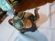 Antique Vtg Japanese Moriage Gilded Hand Painted Elephant Teapot Tea Kettle Teapots photo 3