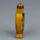 China Exquisite Hand - Painted Monkey Pomegranate Pine Pattern Glass Snuff Bottle Snuff Bottles photo 1