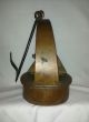 Antique Primitive Copper Betty Oil Lamp With Pick.  Great Collector ' S Item Primitives photo 4