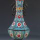 Chinese Cloisonne Hand - Painted Vase W Kangxi Mark Pj075 Vases photo 2