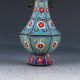 Chinese Cloisonne Hand - Painted Vase W Kangxi Mark Pj075 Vases photo 3