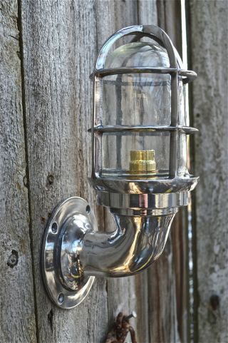 Nautical Light Marine Ship Aluminium Passage Bulkhead Outdoor Light 1 Piece photo