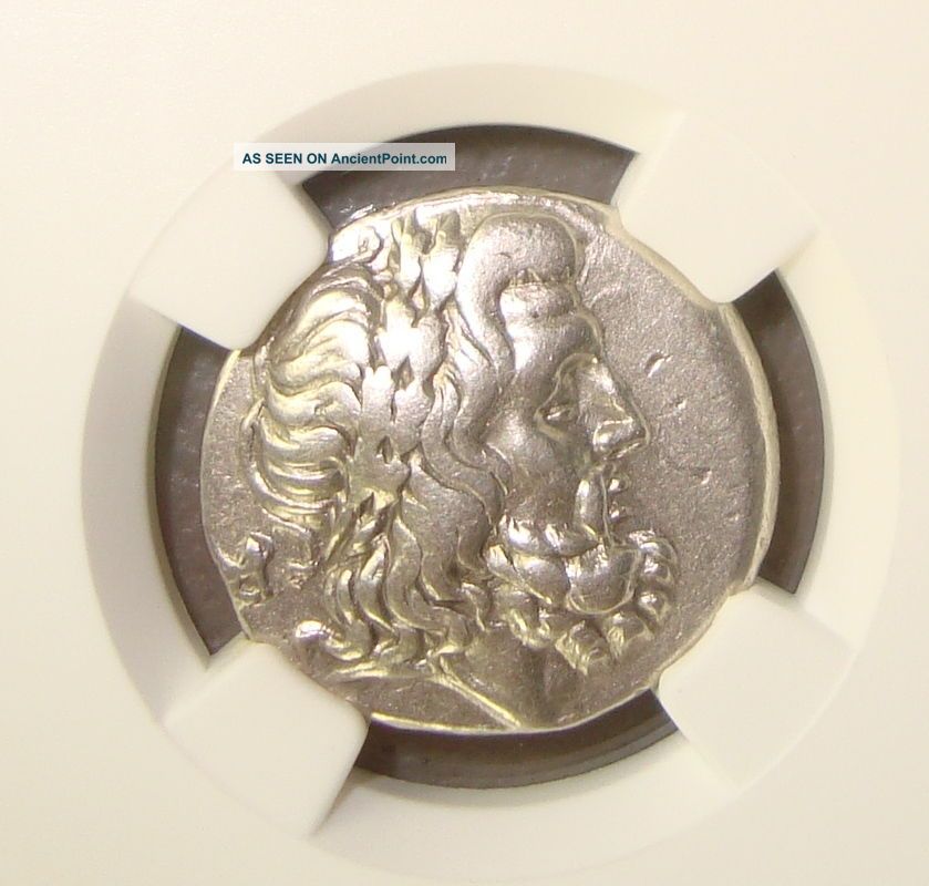 2nd - 1st Cent Bc Thessalian League Ancient Greek Silver Double Victoriatus Ngc Vf Greek photo