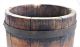 Antique Wood Bucket Grain Measure Primitive Aafa Fine 9.  5x8.  75 Treen Primitives photo 7