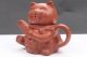 Exquisite Chinese Carving Yixing Red Stoneware Teapot Y440 Teapots photo 2