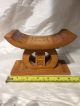 Ghanaian Miniature African Carved Wooden Tribal Stool. Other African Antiques photo 1