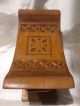Ghanaian Miniature African Carved Wooden Tribal Stool. Other African Antiques photo 4