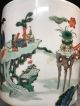 Antique Chinese Very Old Kangxi Big Family Rose Porcelain Brushpot Asian China Vases photo 3