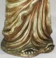 D980: Japanese Old Hirado Porcelain Big Dharma Statue Of Appropriate Work. Statues photo 6