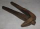 Antique Primitive Vintage Wooden Oak Wood Tool Nut Cracker Europe 1800 Primitives photo 4