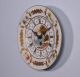 Vintage Hand Painted Sevres Porcelain Clock With German Clockworks Clocks photo 1