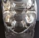 Orrefors Engraved Big Mid Century Crystal Vase Signed 1946 Art Glass Vases photo 6