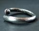 Rare Viking Silver Torc Ring Scandinavian photo 3
