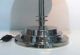 Art Deco Machine Age Modernist Lamp,  Base & Shade All Chrome (no Glass) - 47 Cm Lamps photo 6